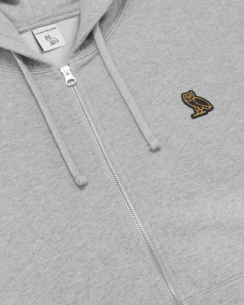 sweaters octobers very own ovo classic full-zip hoodie grau