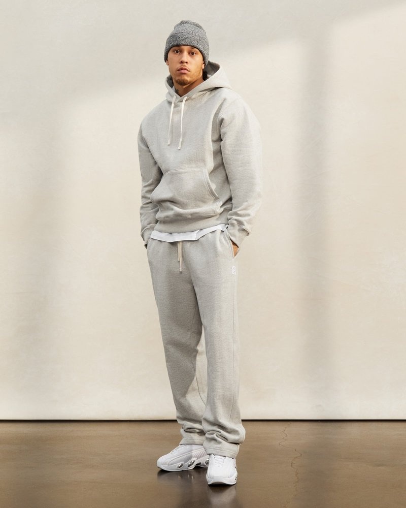 sweaters octobers very own ovo fischgrät-hoodie grau