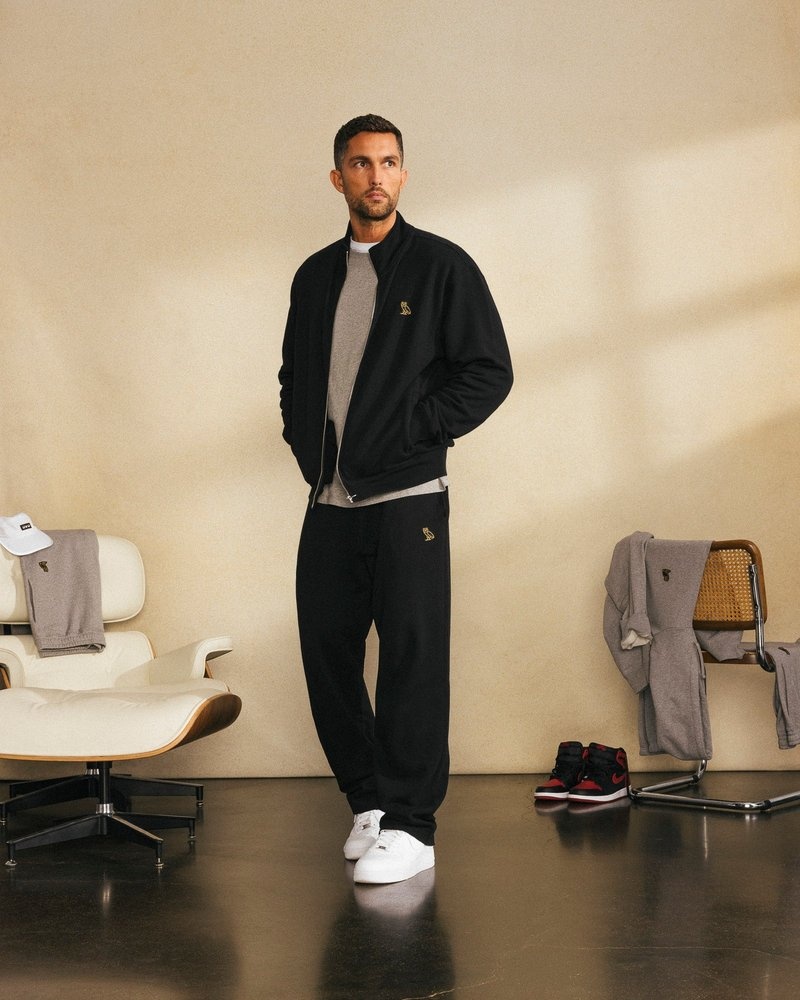 sweaters octobers very own ovo classic full-zip pista jacket black