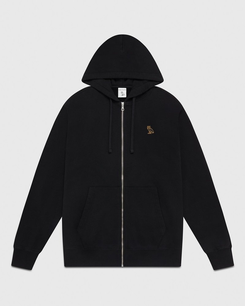 sweaters octobers very own ovo classic full-zip hoodie black