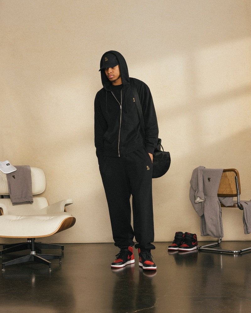 sweaters octobers very own ovo classic full-zip hoodie black