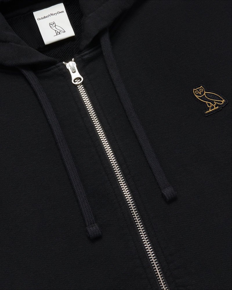 sweaters octobers very own ovo classic full-zip hoodie black