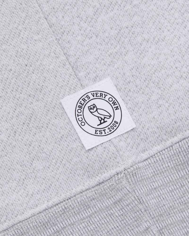 sweaters octobers very own ovo speckle fleece hoodie grau