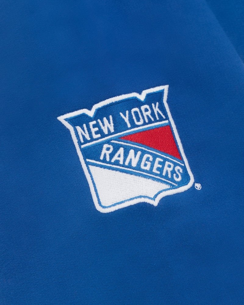 pullover oktobers eigenmarke ovo new york rangers hoodie blau