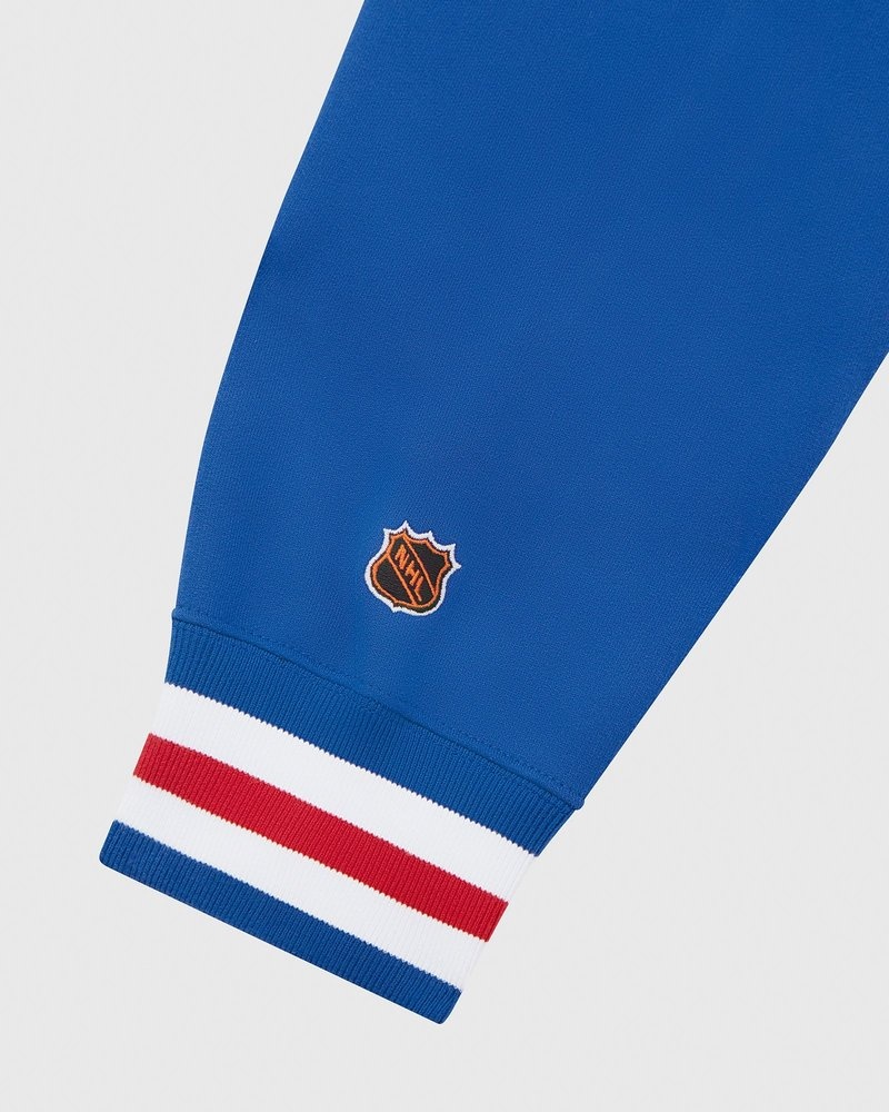 pullover oktobers eigenmarke ovo new york rangers hoodie blau