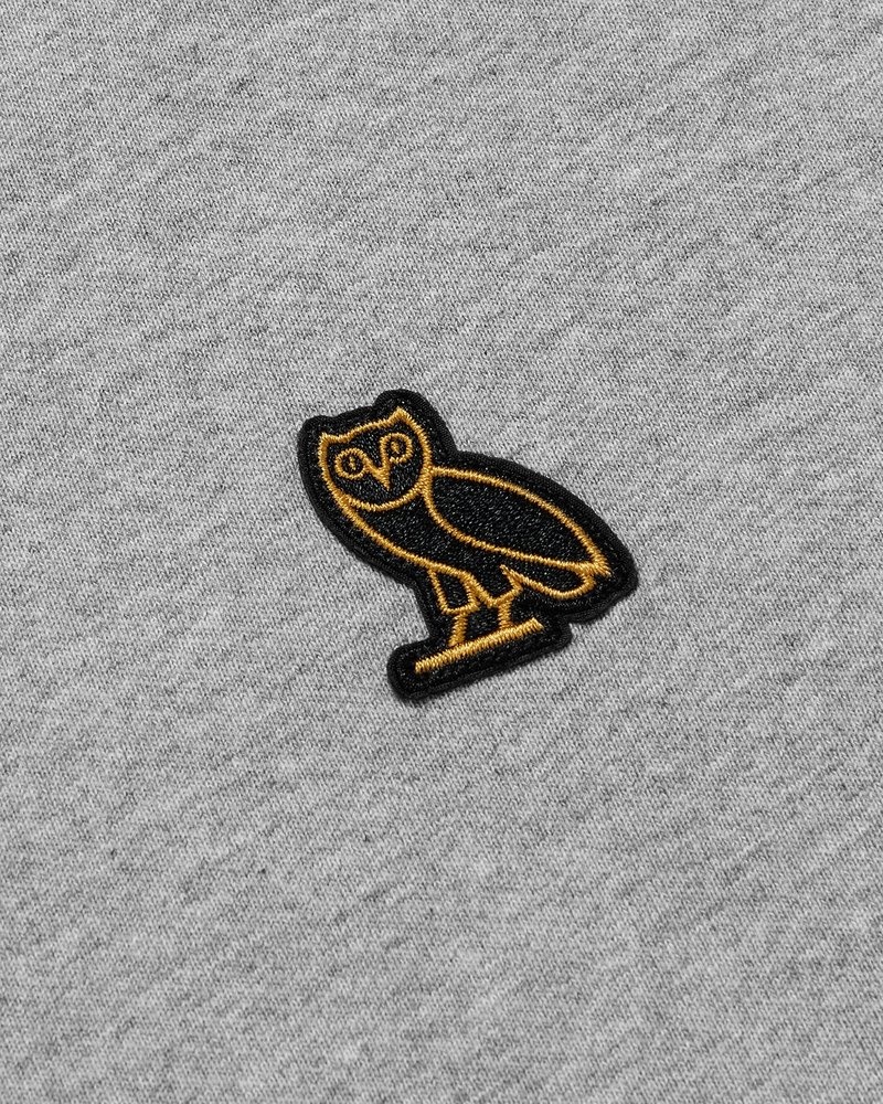 ovo classic rundhalspullover aus dem oktober-sortiment grau