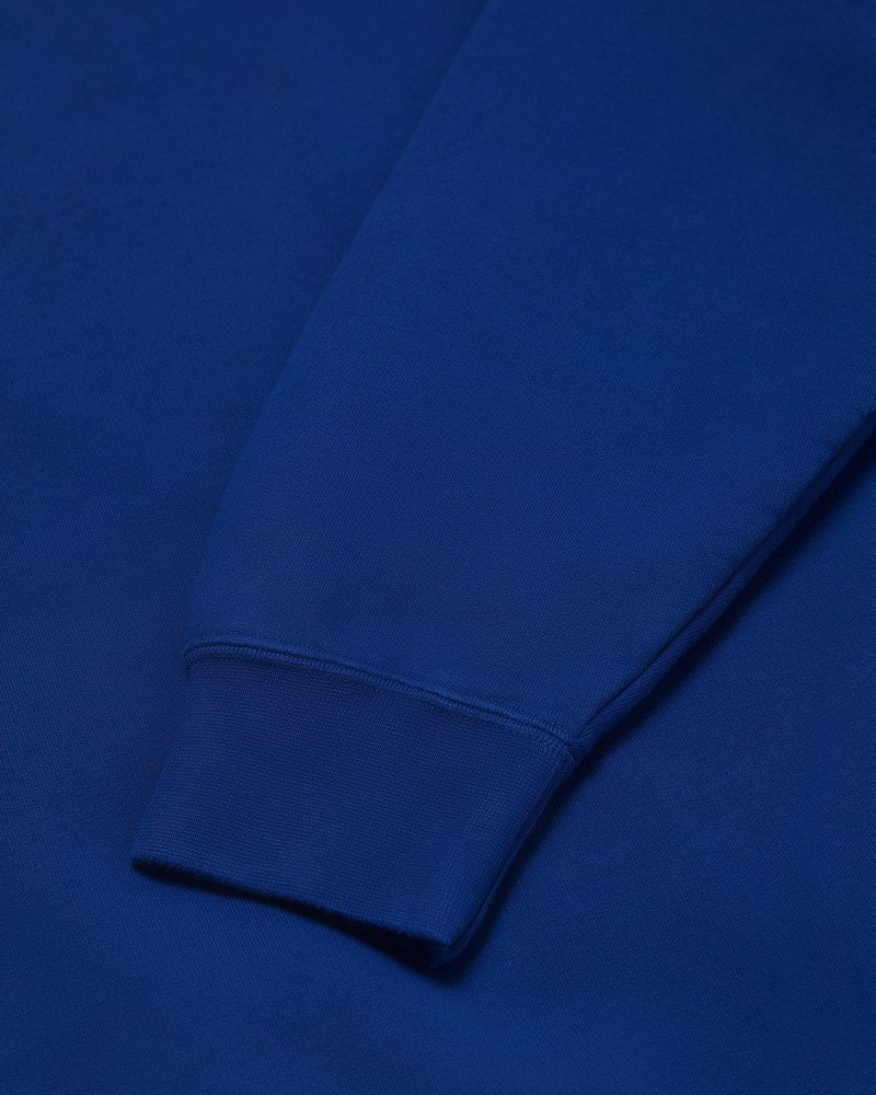 octobers very own ovo collegiate crewneck sweaters royal blue