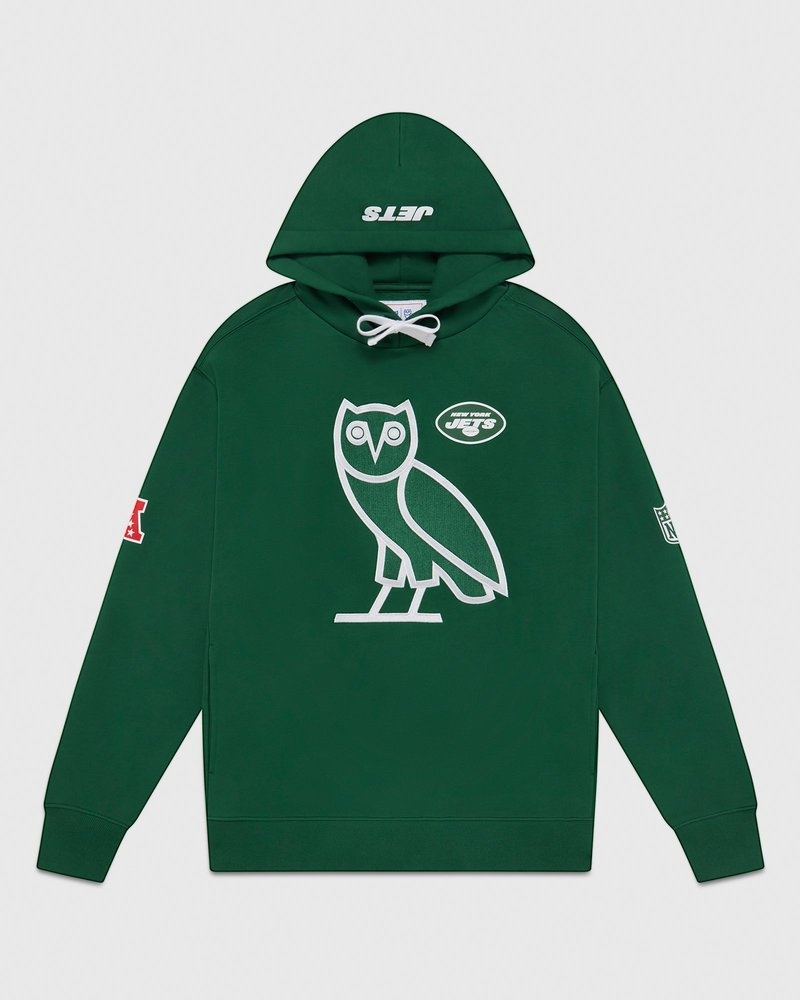 sweaters octobers very own ovo nfl new york jets og hoodie grün